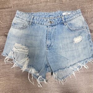 Anine bing cutoff shorts